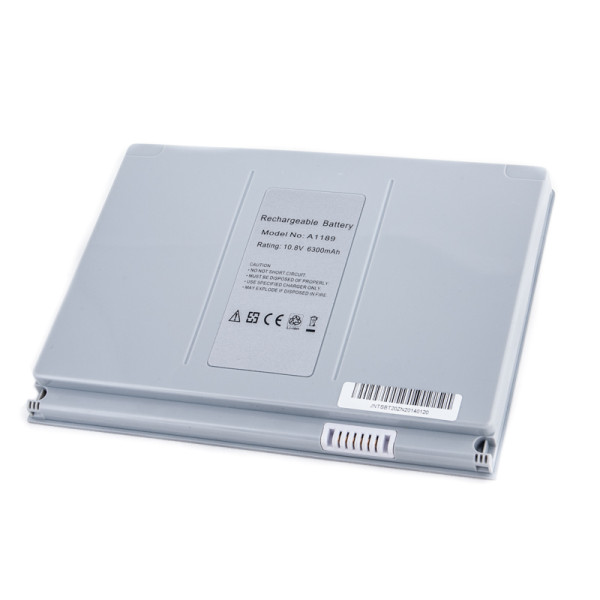 Аккумулятор PowerPlant для ноутбуков Apple MacBook Pro 17" (A1189) 10,8V 6300mAh
